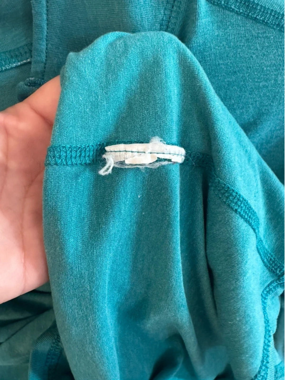 Women’s Carhartt teal 1/4 zip pullover lightweight size medium - Picture 4 of 4